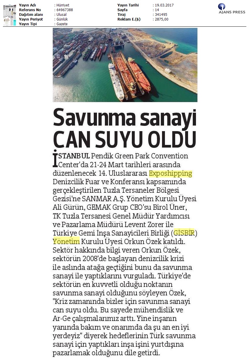 Hürriyet 19.03.2017