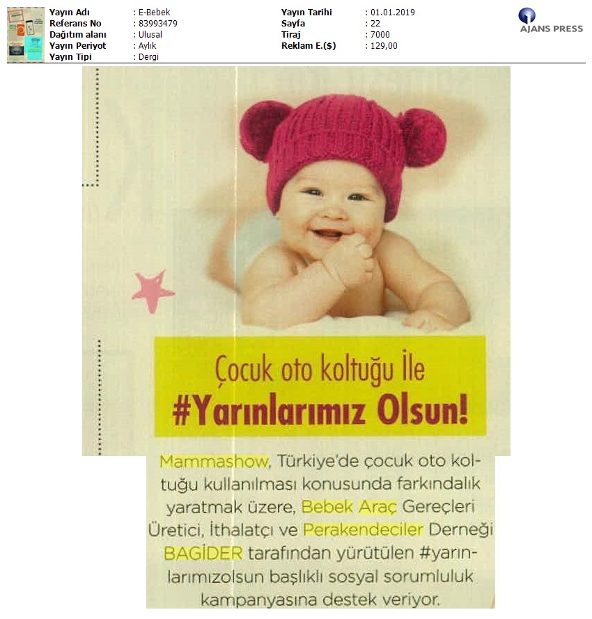 E-Bebek Yarınlarımız Olsun 2019 01 01