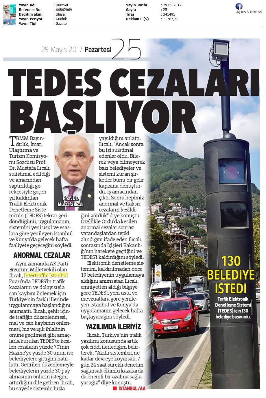 2017 05 29 Hürriyet Gazetsi