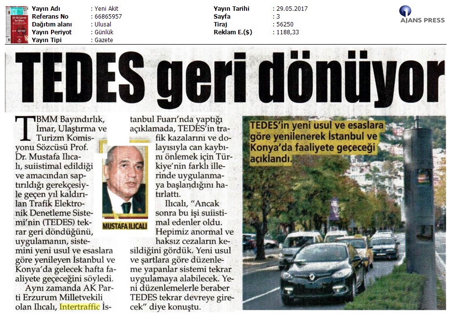 2017 05 29 Yeni Akit Gazetesi