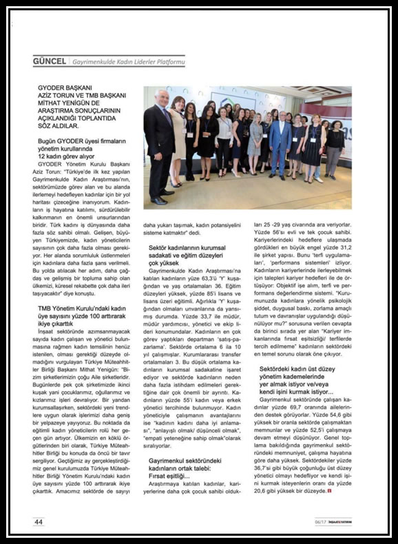 İnşaat & Yatırım Dergisi 01.06.2017