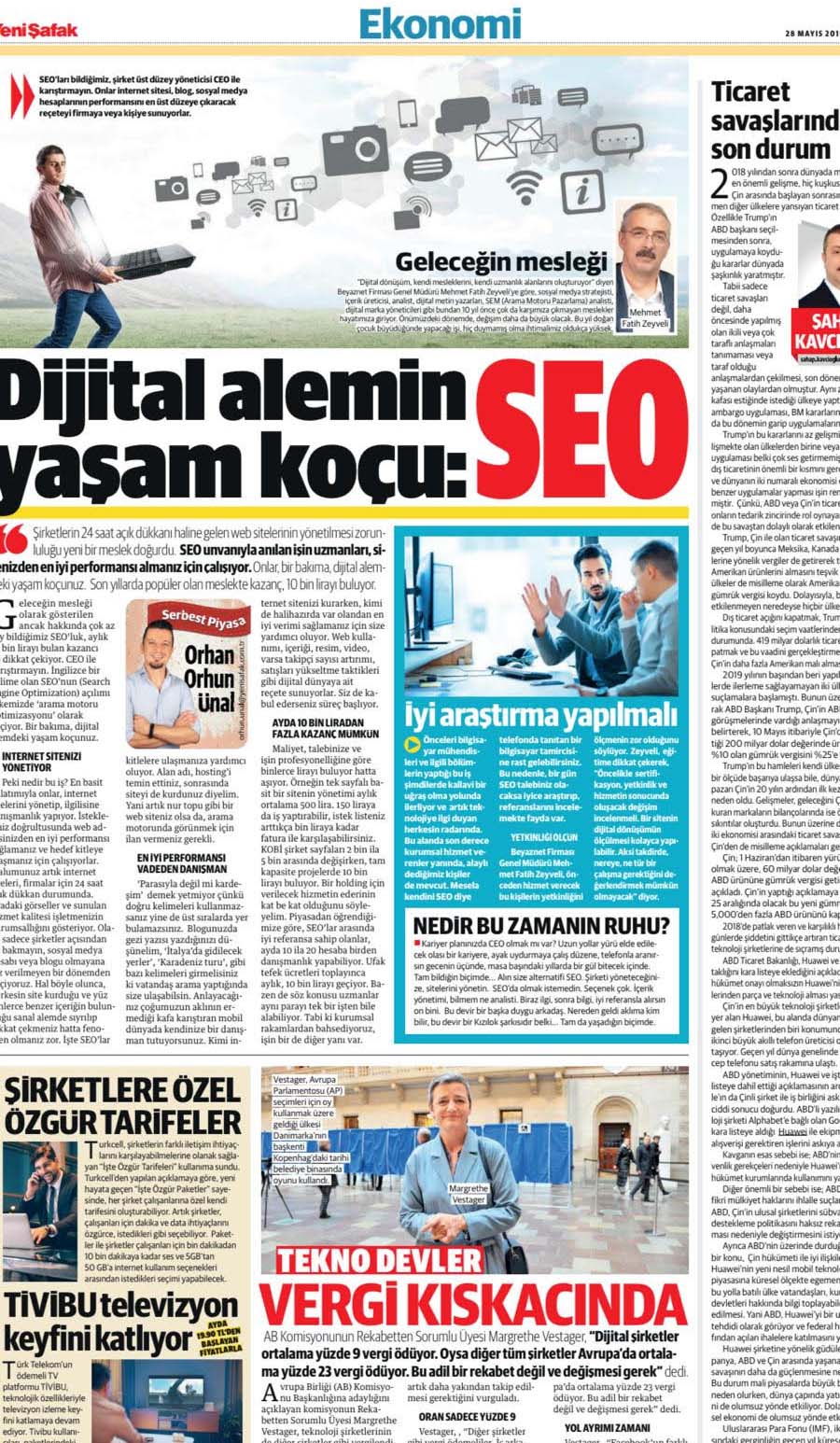 Dijital Alemin Yaşam Koçu Seo Yeni Şafak